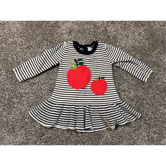 Gap striped Apple tunic / dress size 12-18 mos C28-23 - Picture 1 of 3